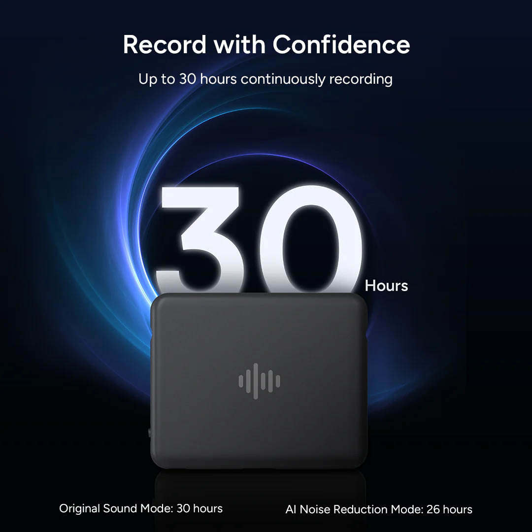 iZYREC MINI Voice Recorder Grey
